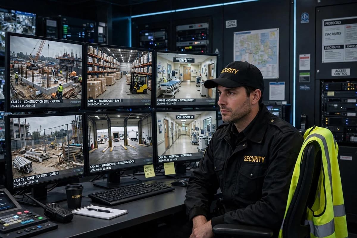 CCTV security monitoring